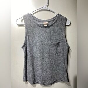 Mossimo Supply Co. Heather Gray Muscle Tee